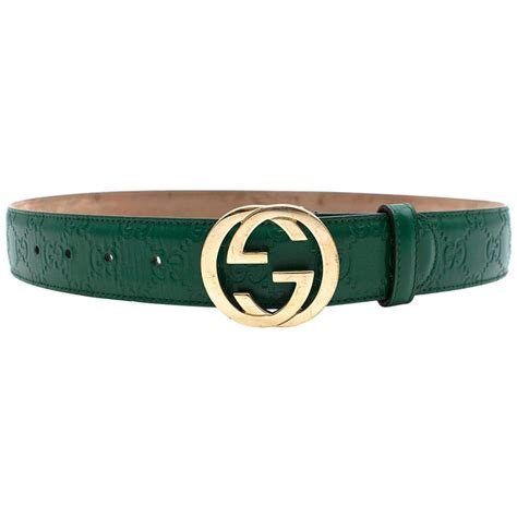 green Gucci belt women